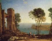 Claude Lorrain The Harbor of Baiae with Apollo and the Cumaean Sibyl oil painting artist